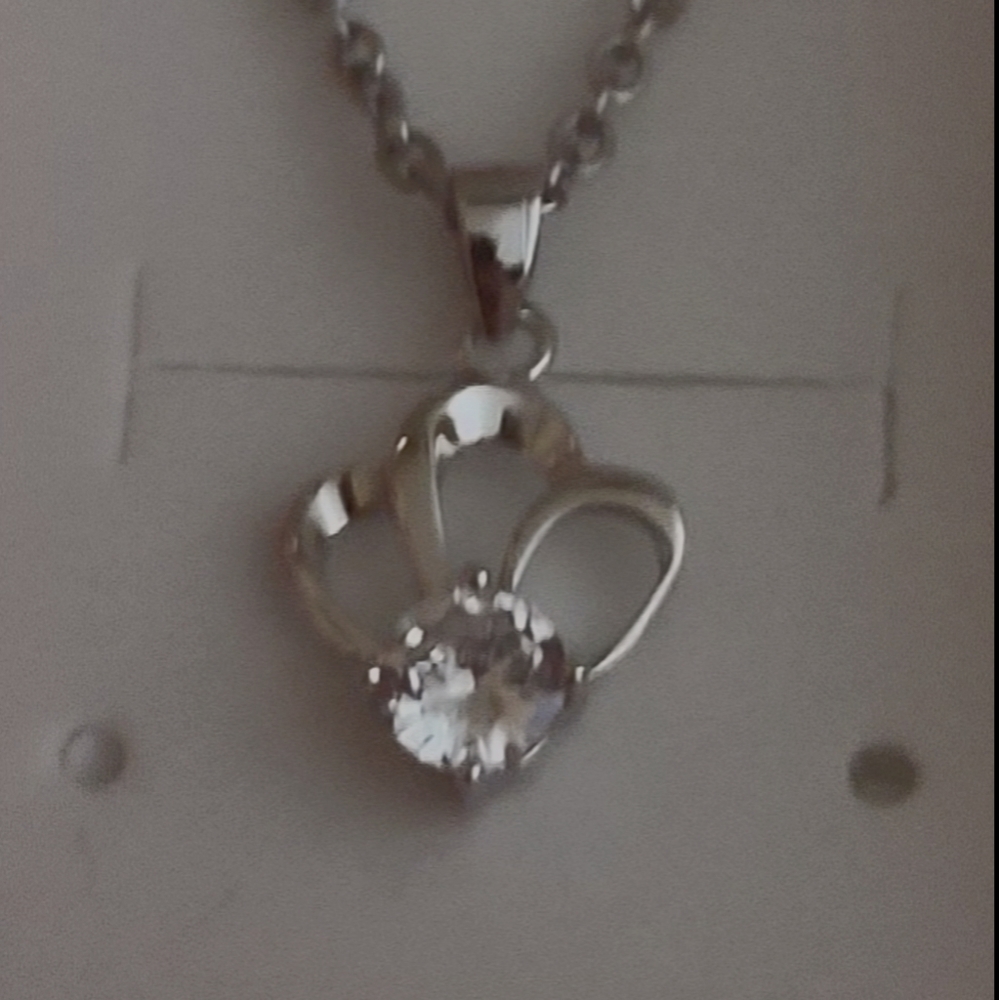 Sterling Silver Crown Pendant Necklace
